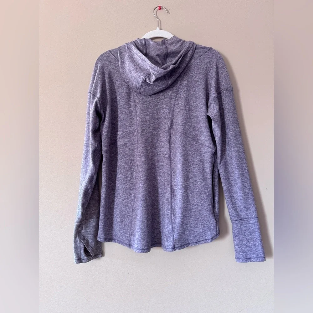 Lululemon Womens Ready to Rulu Hoodie Pullover Medium Heathered Mulberry EUC - Picture 2 of 13